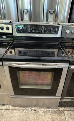Whirlpool Stainless Electric Stove GlassTop