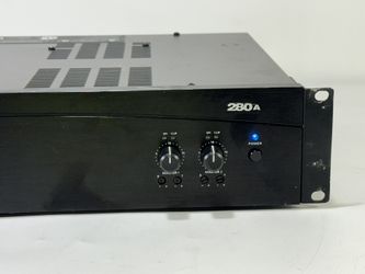 Crown 280A ~ 2-Input Dual 80W Power Amplifier ~ Tested Crown 280A ~ 2-Input Dual 80W Power Amplifier ~ Tested