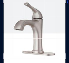 New Pfister  1 Or 3 Hole Single-Handle Bathroom Faucet in Spot Defense Brushed Nickel