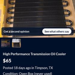 High Performance Transmission Oil Cooler 