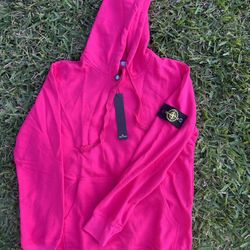 Stone Island Compass Hoodie Hot Pink