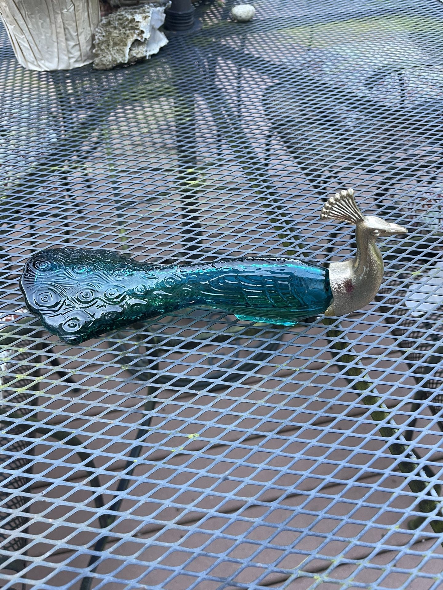 Vintage Avon Peacock Perfume Bottle