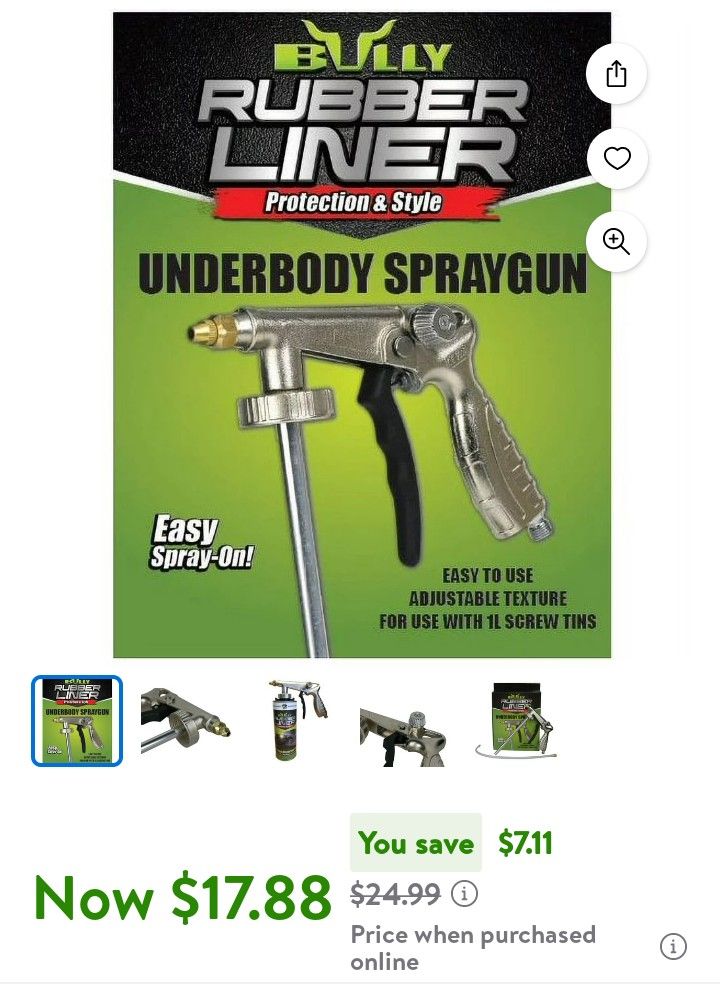 Bed Liner / Bullyliner Spray Kit