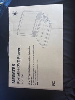MEGATEK PD-1256 Portable DVD Player