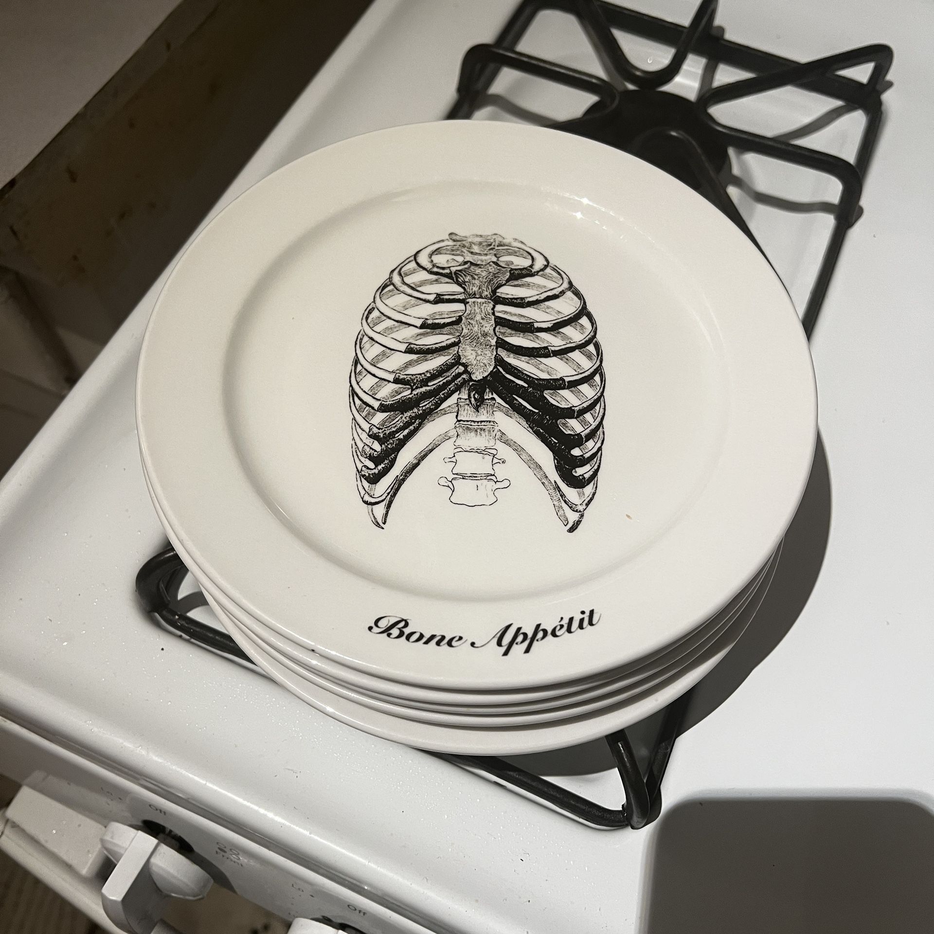 Foldedpigs Bone Appetit Dinner Plates (set of 5)