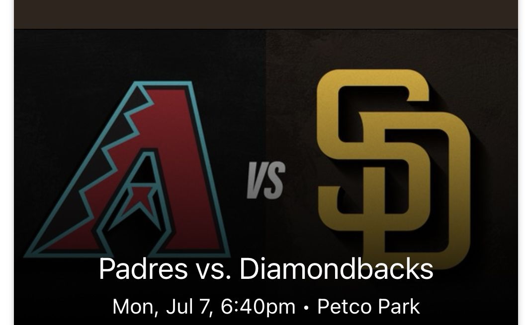 Padres / Diamondbacks Tickets