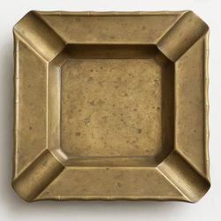 Square Brass Ashtray