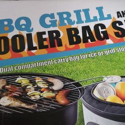 Grand Innovation BBQ Grill And Cooler Bag Set