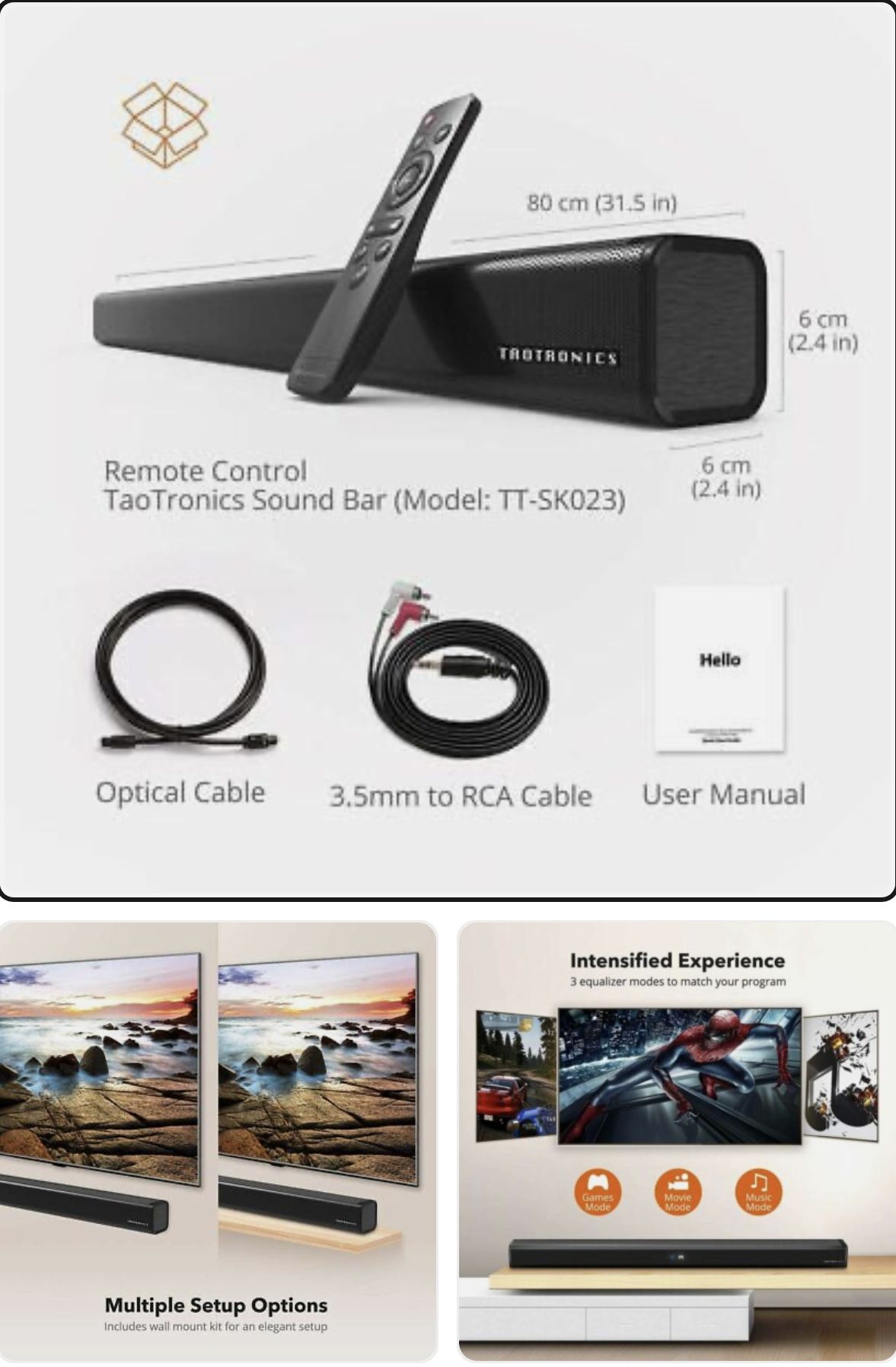 Sound Bar For All Type Of Device With Bluetooth