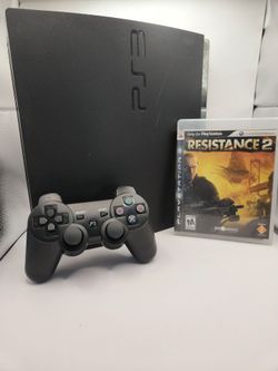 Sony PlayStation 3 Slim Console with Resistance 2 and Controller