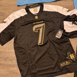 NWT Cj Stroud Large #7 Stitched Houston Texans Jersey, Large New With Tags