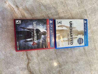 Uncharted 1, 2, 3 & 4 PS4 Games