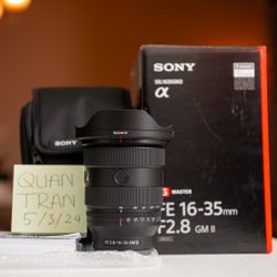 Sony 16-35mm F2.8 GM II Lens