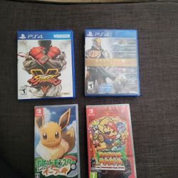 PS 4 & Nintendo Switch Video Games Some Are New