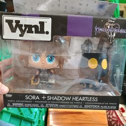 Collectible Vynl Sora & Shadow Heartless 