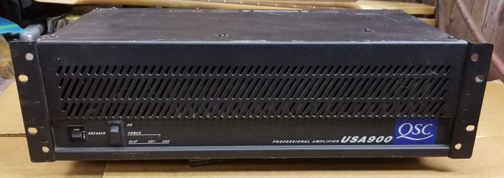 QSC Professional Amplifier (old school)