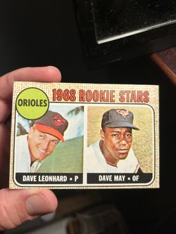 1968 Dave May & Dave Leonhard Dual Rookie Card