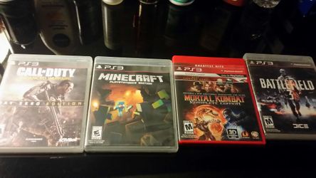 BATTLEFIELD 3 and other games FOR PS3