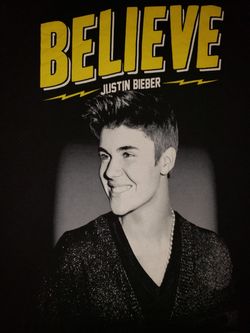 Justin Bieber 2013 Believe Tour Concert Shirt