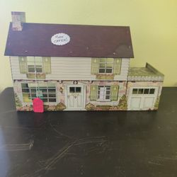 1950s  LARGE MARX  TIN LITHO DOLL HOUSE