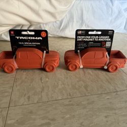 Toyota Tacoma Heavy Rubber Toys for Dogs or Home Decorators (Pack of 2)