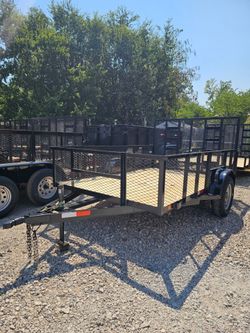 Trailer 76×10 Landscape 2ft Sidewalls With Ramp Gate 2026 Traila