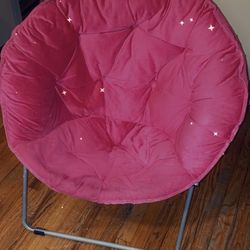Saucer Chair/ Pink