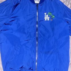 Lightly Used LA Dodger Zip Up Windbreaker Size XL