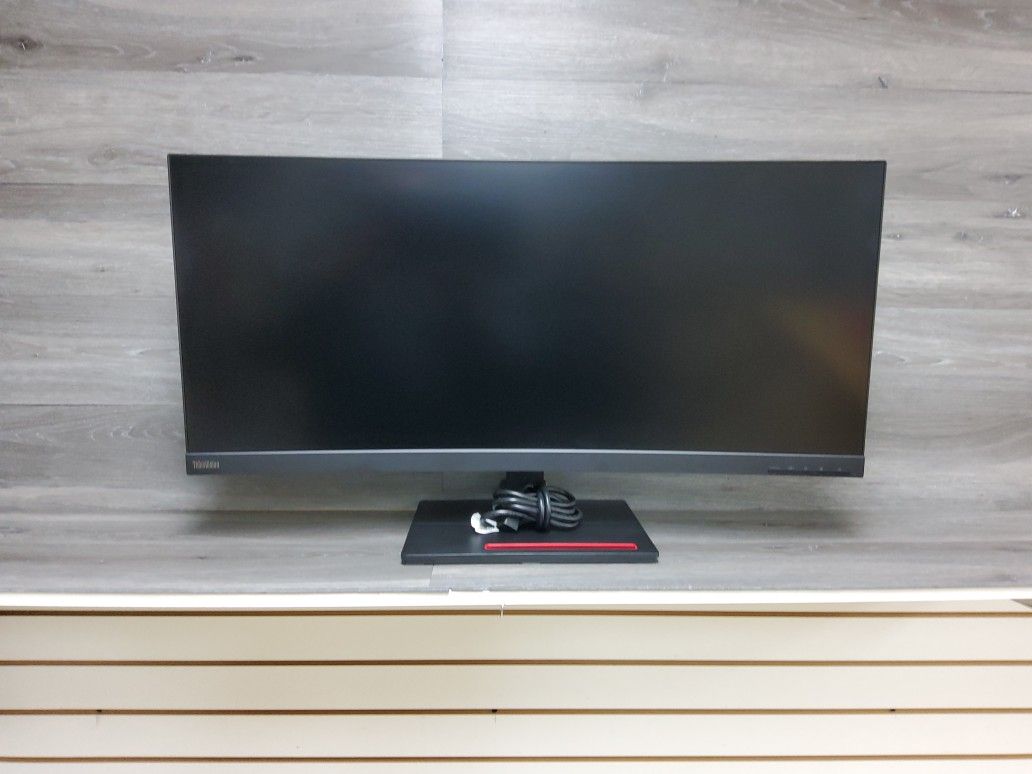 lenovo Thinkvision P34W-20 UW-QHD Curved screen WLED LCD Monitor (3440X1440)