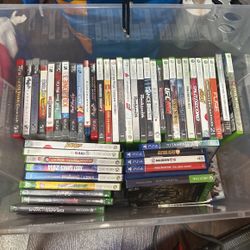 Xbox 360 And Xbox 1 Games, PS3 And PS4  Games As Well