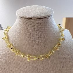 18K Gold Plated Chain Necklace 