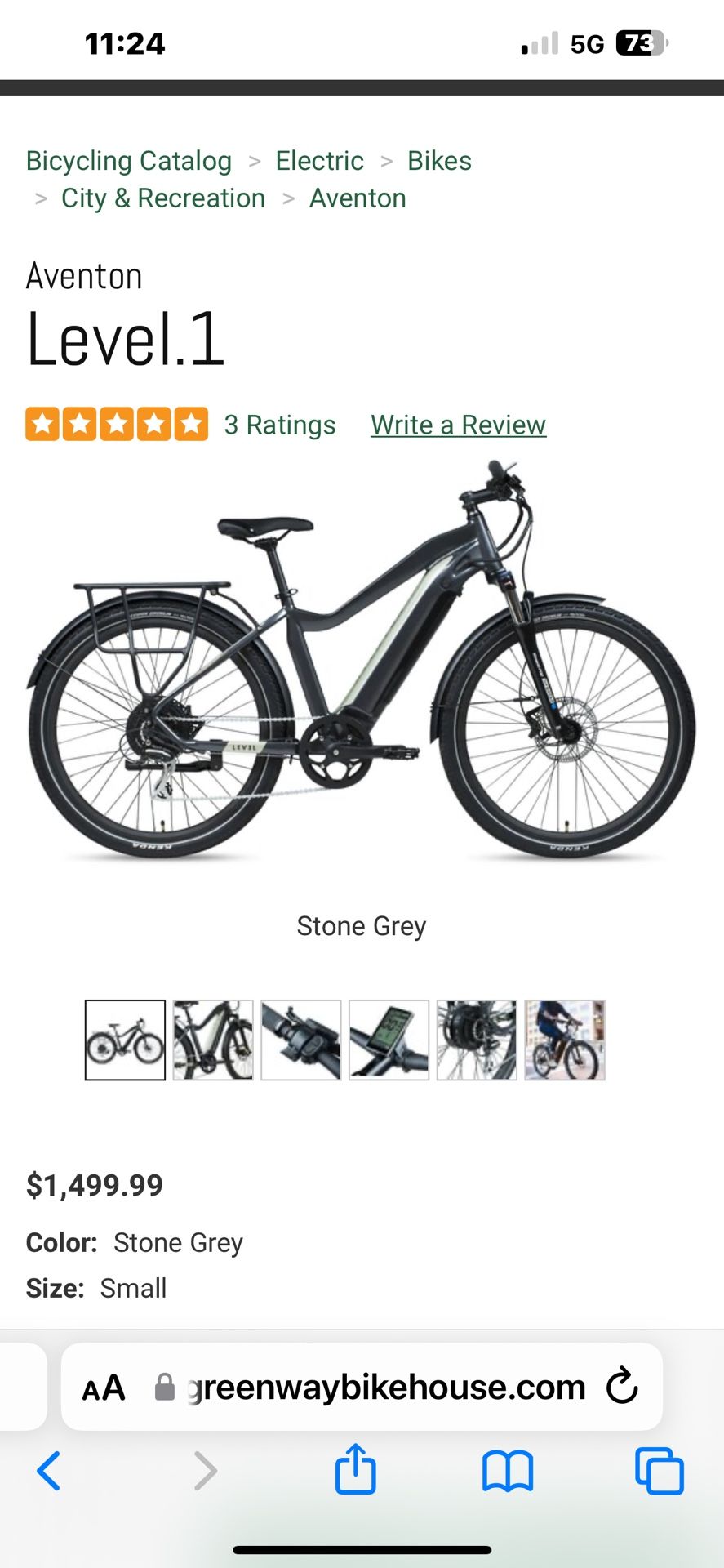 Aventon Level E-bike Electric Bicycle