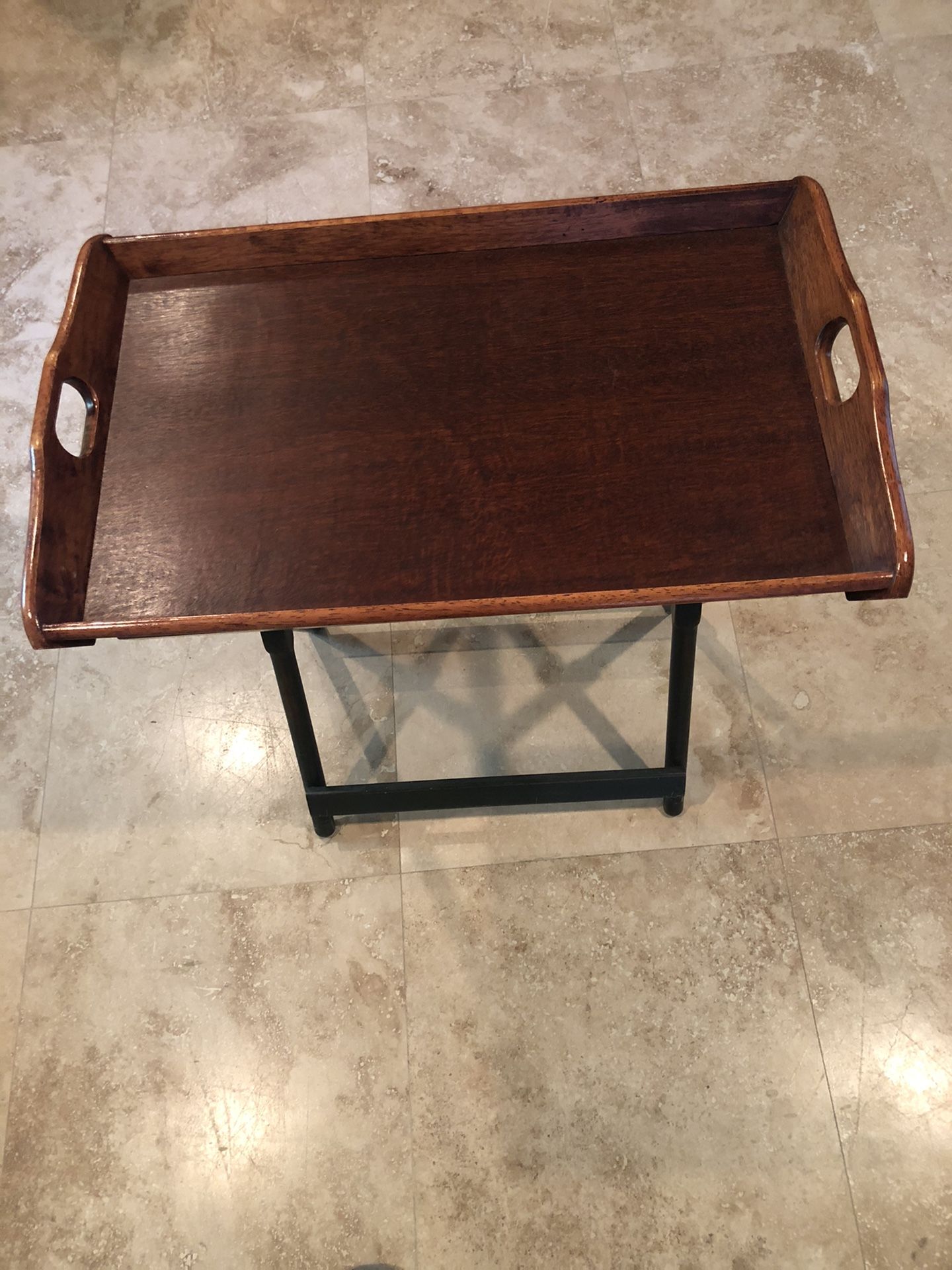 Individual (personal) Tray Table Made From Wood