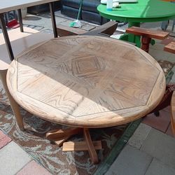 Vintage Round Table With Octagon Design $140 OBO