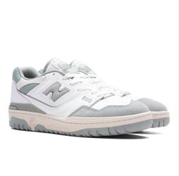 New Balance 550 Shoes Mens 9 / Womens 10.5 White Juniper Suede Running Sneakers
