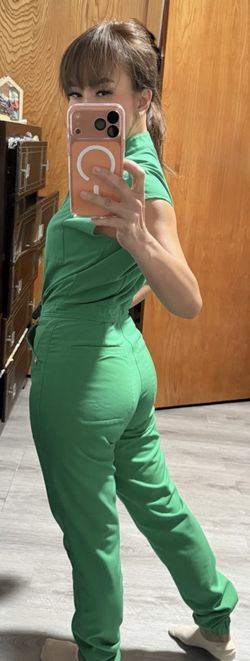 Rare Limited Edition Evergreen Rafaela Cargo Scrub Jumpsuit XXS