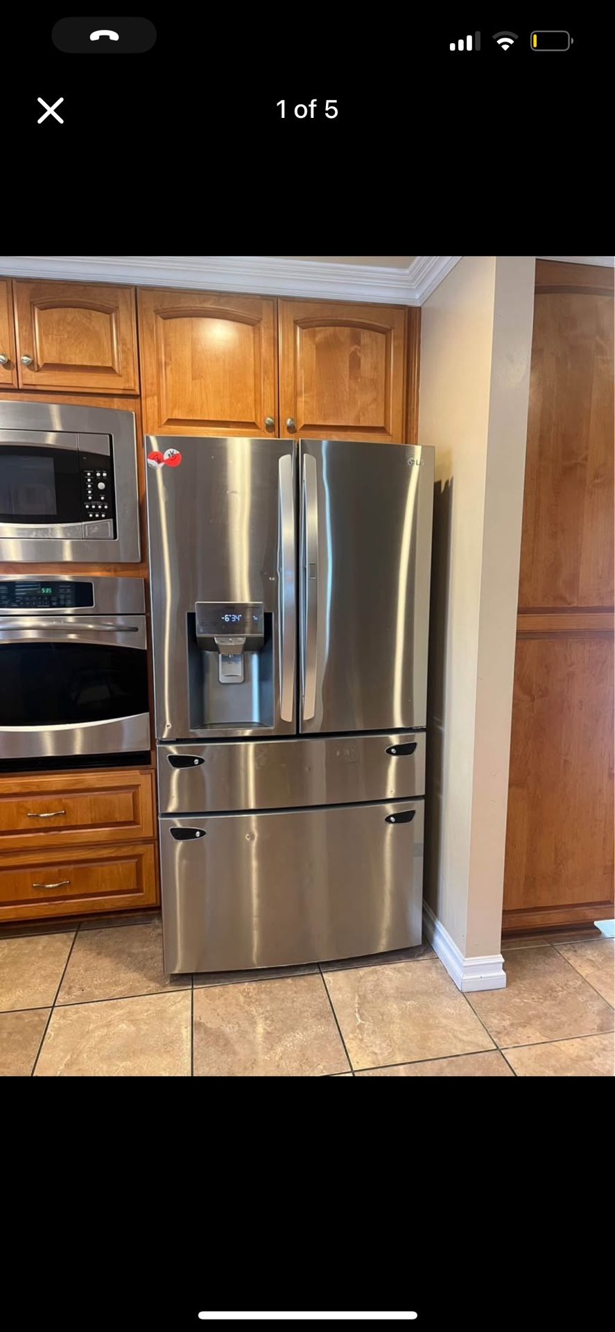 LG 4 door refrigerator