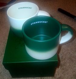 The Starbucks Coffee Company Limited Edition Ceramic Demi Set New Set Of 2