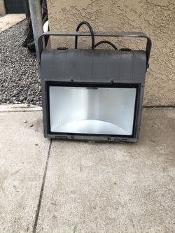 Industrial size outdoor lights.