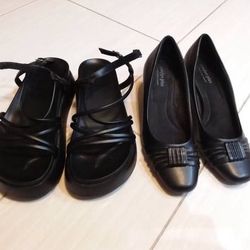 Women’s Black Shoes Size 8 Bundle (2 Pairs)