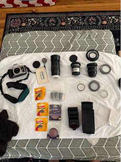 MINOLTA FILM CAMERA SET