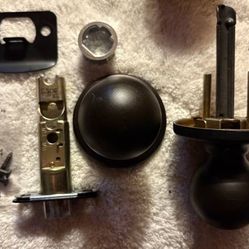 Kwikset Matte Black Interior Doorknob