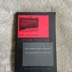 The College Fear Factor Hardcover
