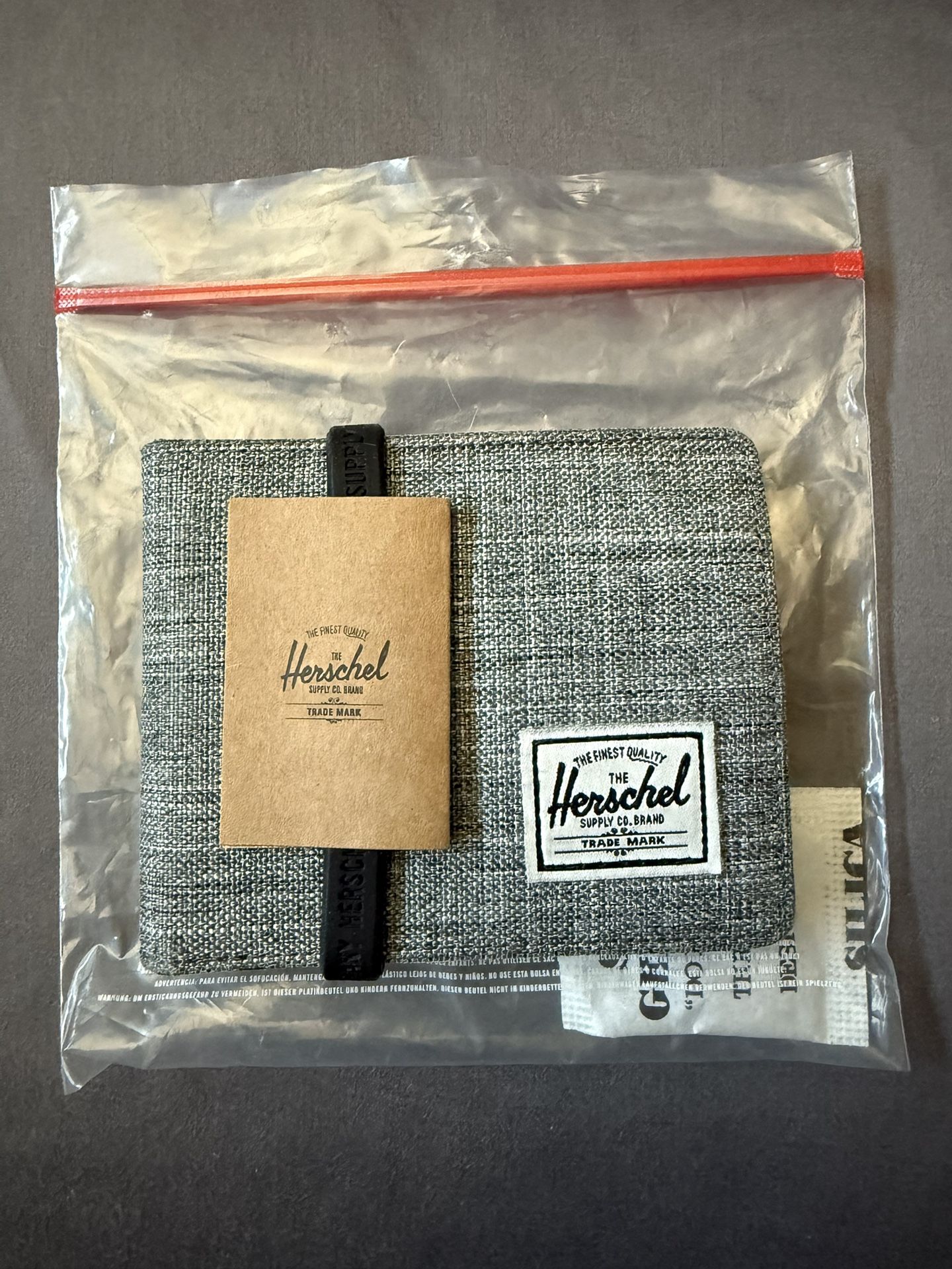 Herschel Hank Wallet Raven Crosshatch