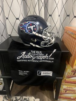 Signed Calvin Ridley Full Size Helmet