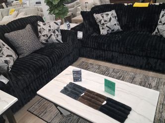 *Labor Day Now!!!*---Trendy Ashley Midnight Madness Cloud Fabric Sofa/Loveseat Sets---Only $1499!!!---Delivery/Financing 🤠