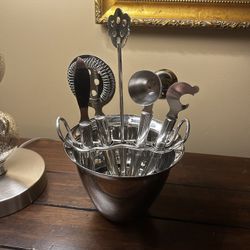 7 Piece Stainless Steel Bar Set