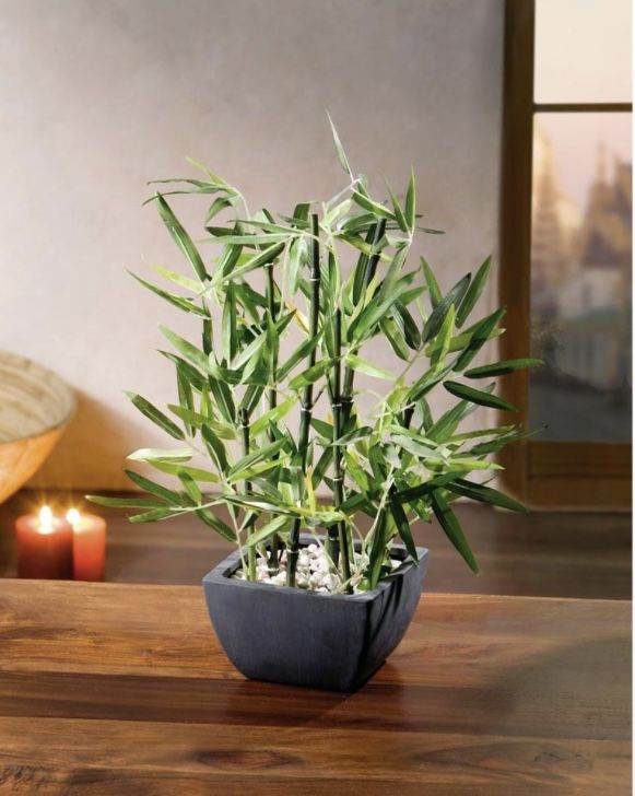 18 Inch Faux Bamboo Plant 