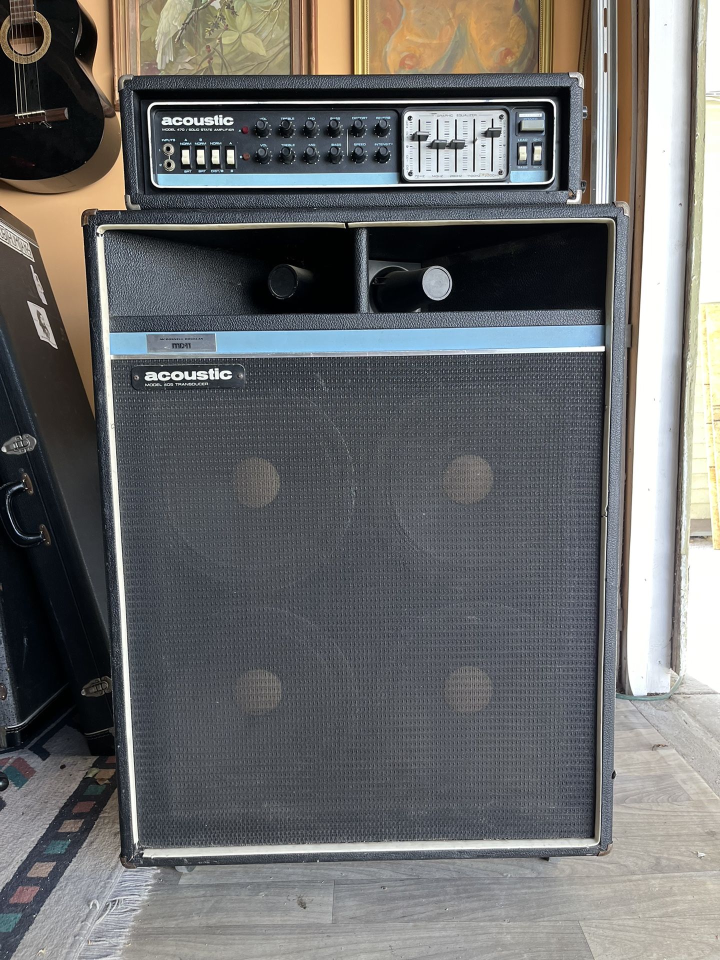 Acoustic Control Corp 470/405 Guitar Amp And Cabinet
