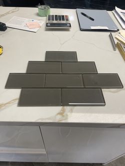Mosaic Tile - 3 Colors - 3”x6”